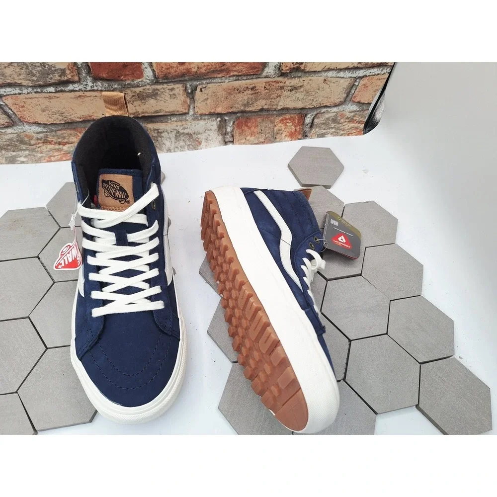 Vans Men Sz 7.5 /Women's Sz 9‎ Sk8 Hi MTE-1 Dress Blue Nubuck Boot Mte